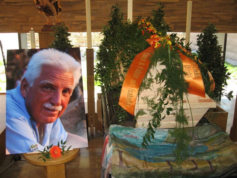 Urnenwerk Begin - Trauerfeier