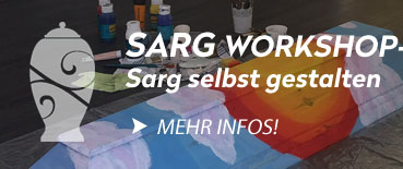 Workshop besuchen Sarg gestalten und bemalen